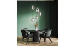 Eglo Alobrase Taklampa 54cm Svart Rök* Stora Taklampor Ø50-69 Cm