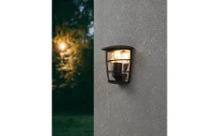 Eglo Aloria Fasadlampa Svart IP44* Vägglampor Utomhus