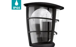Eglo Aloria Fasadlampa Svart IP44* Vägglampor Utomhus