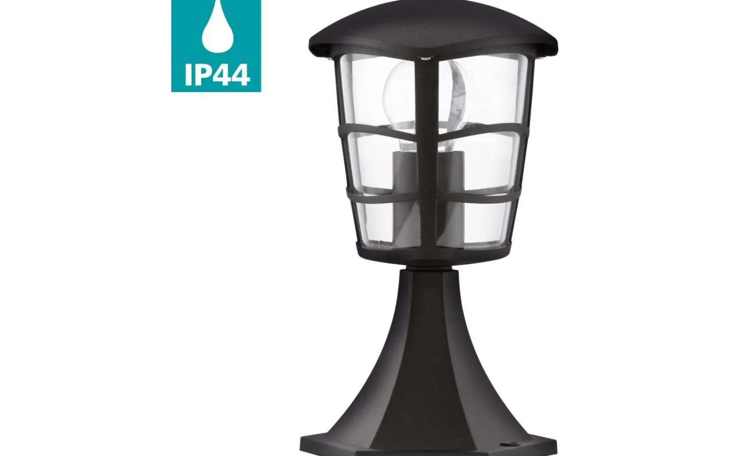 Eglo Aloria Fotlykta 30cm Svart IP44* Pollare & Grindlyktor