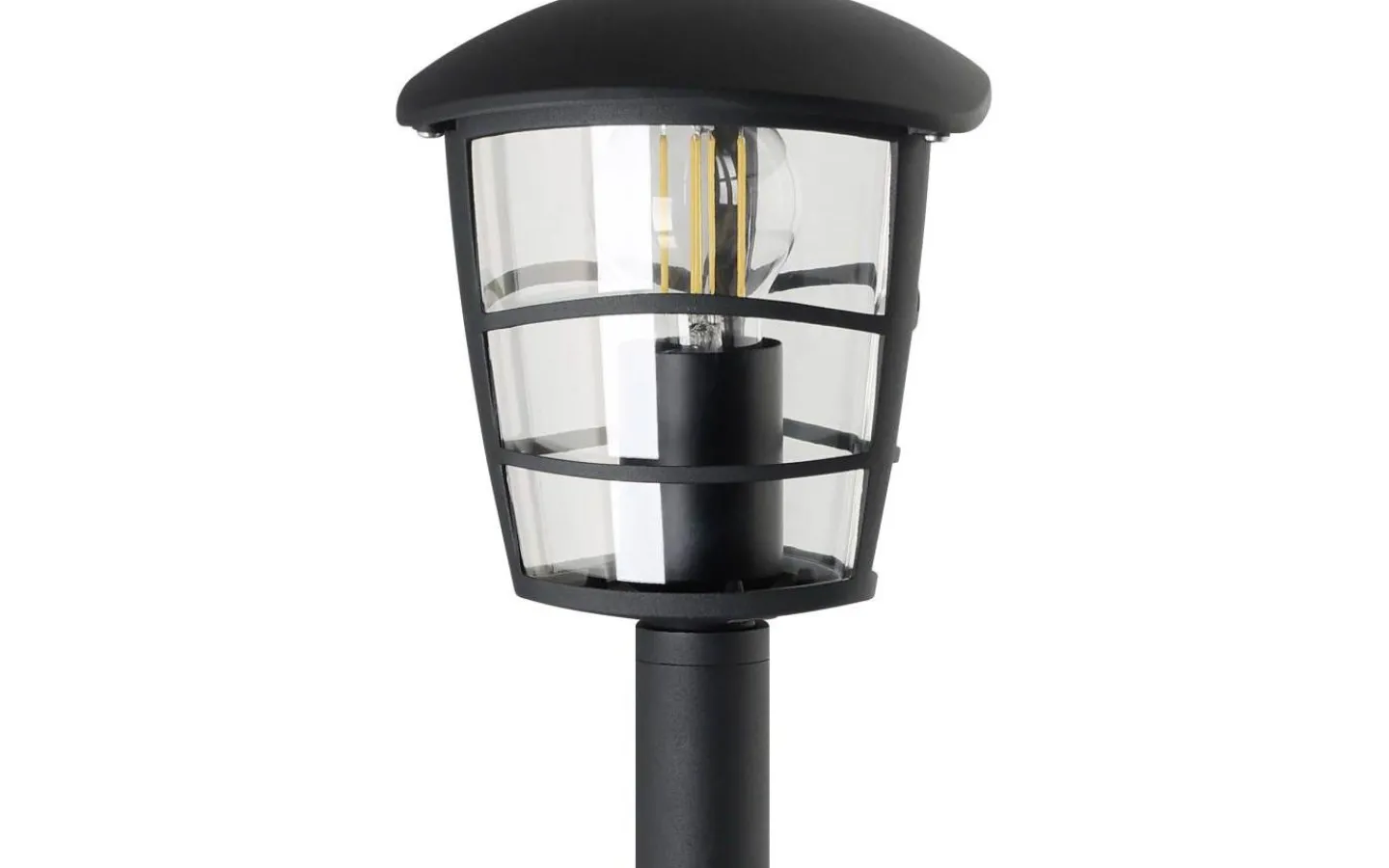 Pollare & Grindlyktor<Eglo Aloria Pollare 94cm Svart IP44