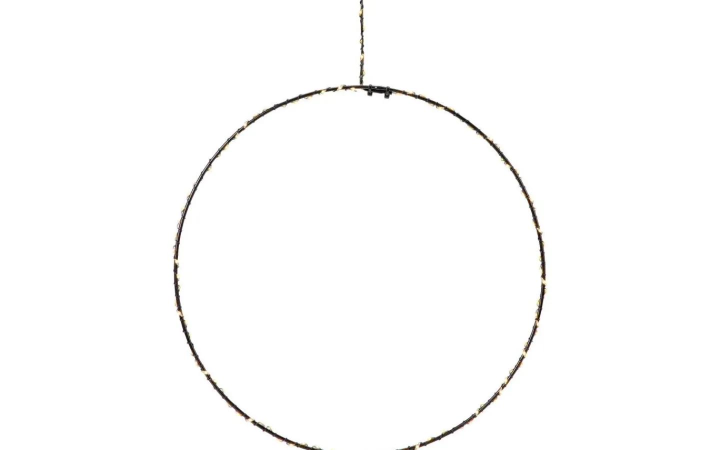 Markslojd Alpha Batteridriven Pendel Cirkel 30cm Svart* Batteri Julpynt Inomhus|Fönsterlampor