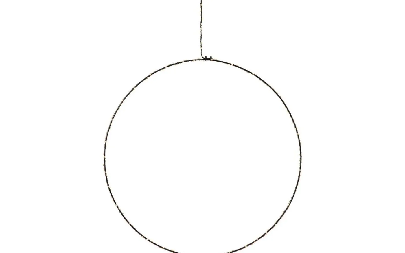 Alpha Pendel Cirkel 45cm Svart