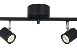 Cottex Alpha Takspotlight 40cm 2xGU10 Svart* Avlånga Takspotlights|Takspot Med 2 Lampor