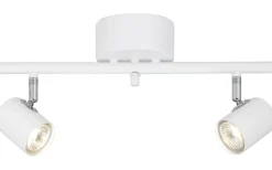 Avlånga Takspotlights|Takspot Med 2 Lampor<Cottex Alpha Takspotlight 40cm 2xGU10 Vit