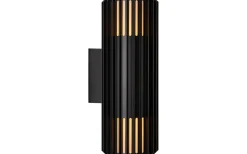 Aludra Seaside Double Vägglampa Svart IP54