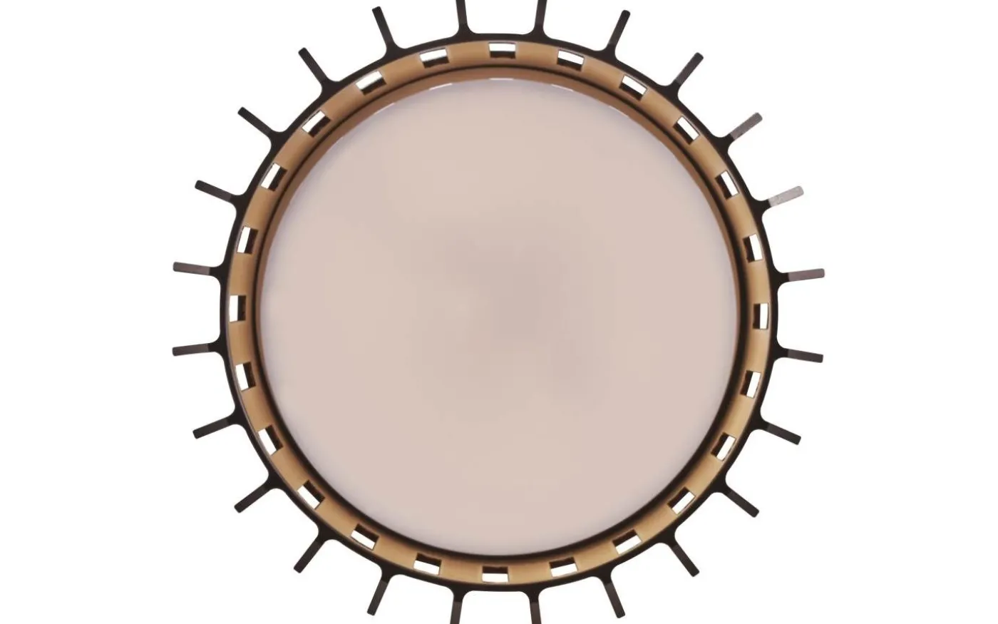 Aludra Seaside Plafond 12cm Metallisk Brun IP54