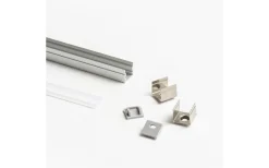 12V Led Slinga<Rendl Aluminiumprofil 1,4x1,4cm Utvändig 1m