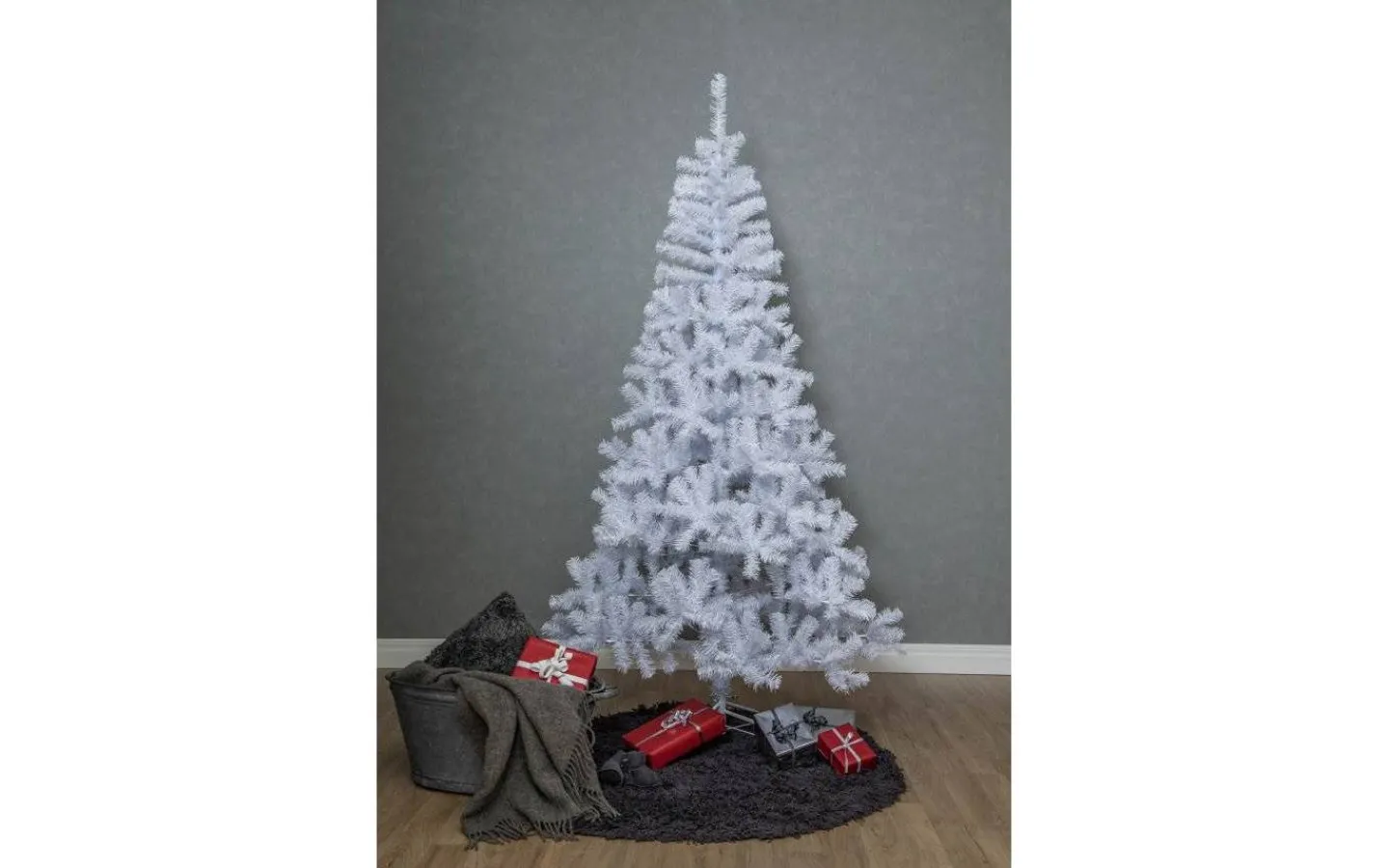 Star Trading Alvik Konstgran Med Ljusslinga 210cm Vit* Konstgranar Med Led