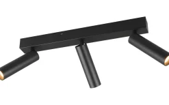 Trio Lighting Ambala Spotlight LED 3-delad mattsvart* Avlånga Takspotlights|Takspot Med 3 Lampor