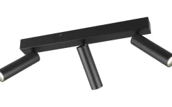 Trio Lighting Ambala Spotlight LED 3-delad mattsvart* Avlånga Takspotlights|Takspot Med 3 Lampor