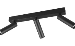 Trio Lighting Ambala Spotlight LED 3-delad mattsvart* Avlånga Takspotlights|Takspot Med 3 Lampor