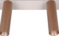 Trio Lighting Ambala Spotlight LED 2-delat kaffe* Takspot Med 2 Lampor