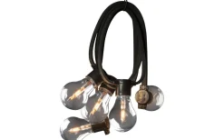 Konstsmide Ambaz Ljusslinga START 9,15m 10L Flatkabel Amber IP44* Partyslingor Utomhus 230V|Partyslingor Utomhus 230V