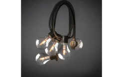 Konstsmide Ambaz Ljusslinga START 9,15m 10L Flatkabel Amber IP44* Partyslingor Utomhus 230V|Partyslingor Utomhus 230V