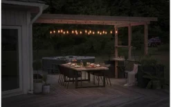 Ambrose Ljusslinga 4,5m 10L Lyktlampor Svart/Amber IP44