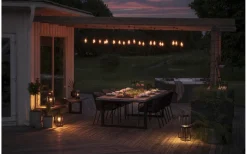 Ambrose Ljusslinga 4,5m 10L Lyktlampor Svart/Amber IP44