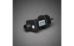 Konstsmide Ambrose Ljusslinga 4,5m 10L Svart/Amber Flatkabel IP44* Partyslingor Utomhus 230V|Partyslingor Utomhus 230V