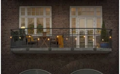 Partyslingor Utomhus 230V|Partyslingor Utomhus 230V<Konstsmide Ambrose Ljusslinga 4,5m 10L Svart/Amber IP44