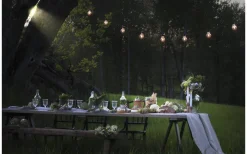 Partyslingor Utomhus 230V|Partyslingor Utomhus 230V<Konstsmide Ambrose Ljusslinga 4,5m 10L Svart/Amber IP44