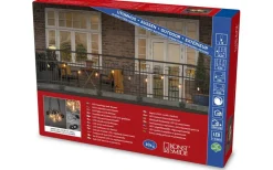 Partyslingor Utomhus 230V|Partyslingor Utomhus 230V<Konstsmide Ambrose Ljusslinga 4,5m 10L Svart/Amber IP44