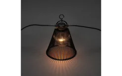Partyslingor Utomhus 230V|Partyslingor Utomhus 230V<Konstsmide Ambura Ljusslinga EXTRA 9,15m 10L med skärmar Svart/Amber IP44