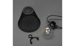 Partyslingor Utomhus 230V|Partyslingor Utomhus 230V<Konstsmide Ambura Ljusslinga EXTRA 9,15m 10L med skärmar Svart/Amber IP44