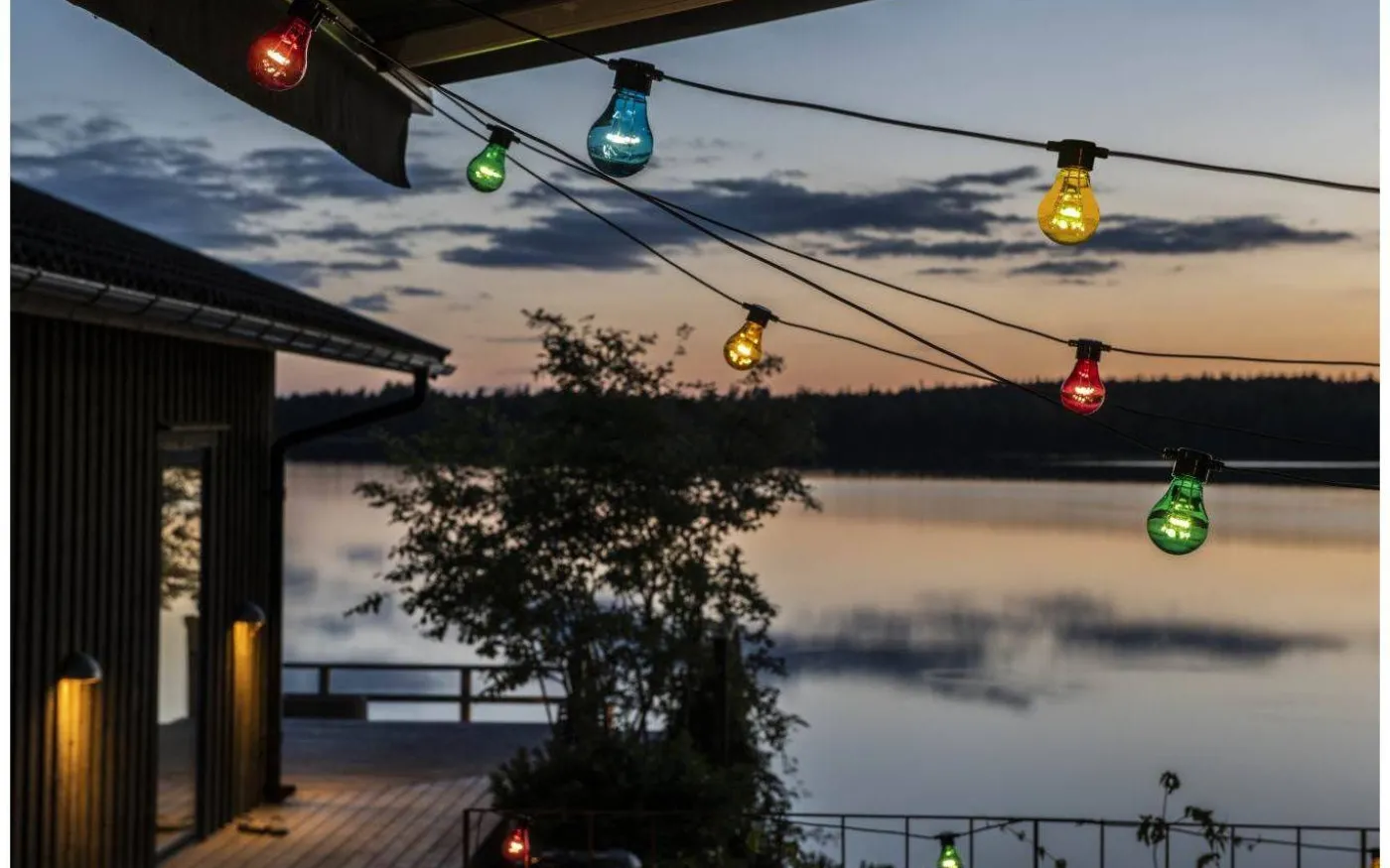 Amedig Partyslinga 4,5m 10L Färgmix IP44