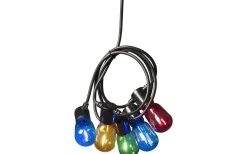 Partyslingor Utomhus 230V|Partyslingor Utomhus 230V<Konstsmide Amedig Partyslinga 4,75m 20L Oval Färgmix IP44