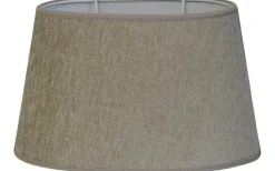 Hallbergs Amelia Oval Lampskärm 25cm Sand* Ovala Lampskärmar