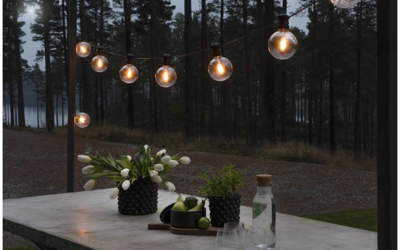 Amodia Ljusslinga START 9,15m 10L Glob Svart/Amber IP44