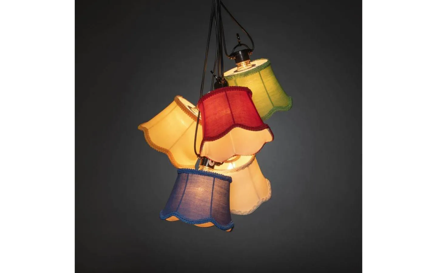 Partyslingor Utomhus 230V|Partyslingor Utomhus 230V<Konstsmide Ampel Ljusslinga EXTRA 9,15m 10L med skärmar Amber IP44