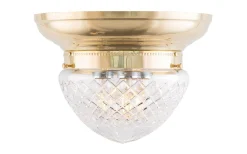 Reservglas Och Reservdelar<Karlskrona Lampfabrik Ampelskärm 200 - Klart rutslipat kristallglas