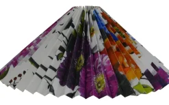 Hallbergs Amrapali Lampskärm Ø50cm Multi* Plisserade Lampskärmar|Mönstrade Lampskärmar