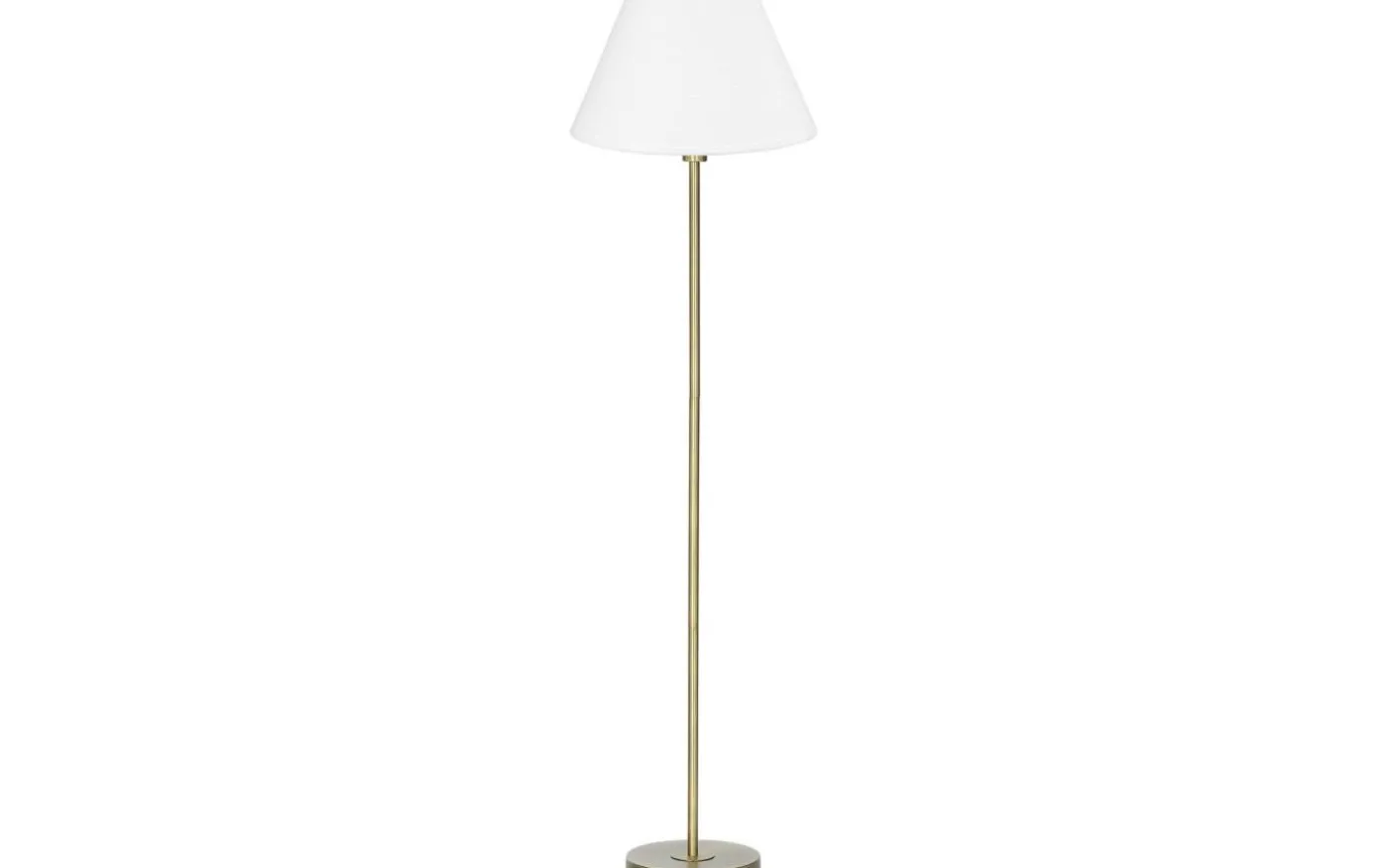 Amy Golvlampa 150cm Mässing/Vit