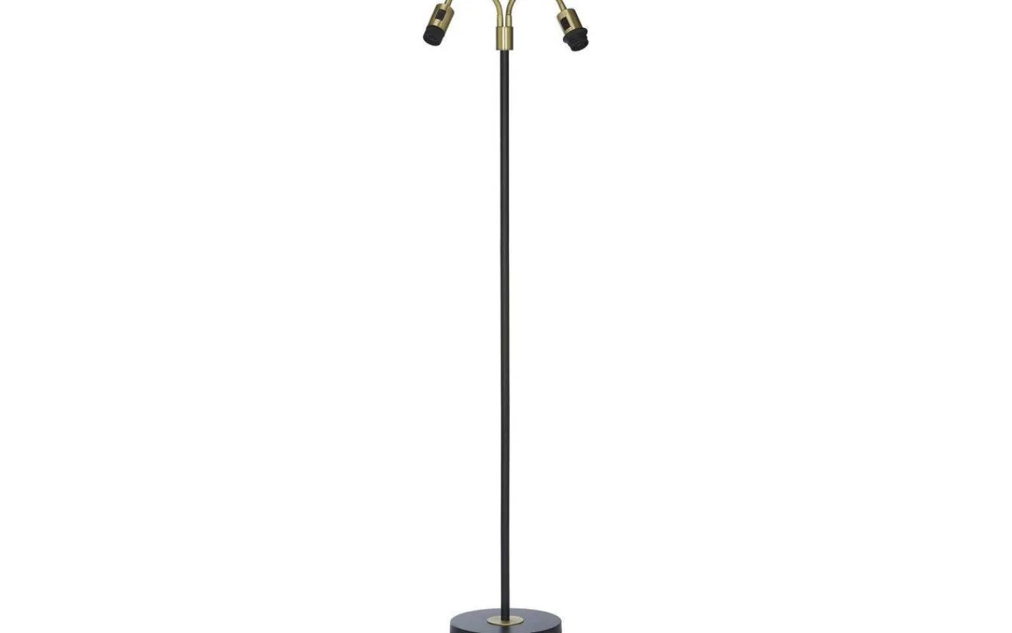 PR Home Amy Tvåarmad Golvfot 150cm Svart/Mässing* Klassiska Golvlampor|Golvfötter