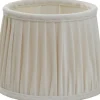 Anastacia Plisserad Lampskärm Ø24cm Offwhite