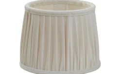 Anastacia Plisserad Lampskärm Ø24cm Offwhite