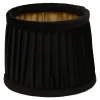 Anastacia Plisserad Lampskärm Ø24cm Svart