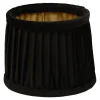 Hallbergs Anastacia Plisserad Lampskärm Ø30cm Svart* Plisserade Lampskärmar