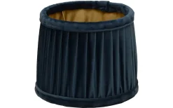 Hallbergs Anastacia Plisserad Lampskärm Ø45cm Mörkblå* Plisserade Lampskärmar