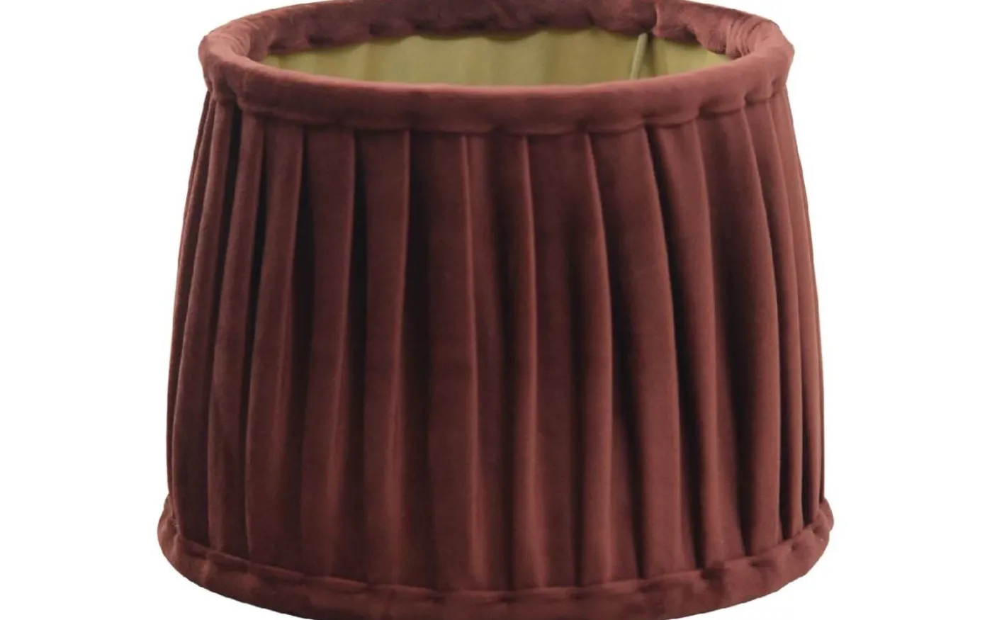 Anastacia Plisserad Lampskärm Ø17cm Mörkrost