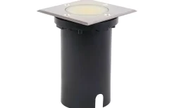 Markbelysning<Nordlux Andor Square Markspotlight GU10 Rostfritt Stål IP67