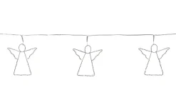 Batterislingor Inomhus|Inomhusdekorationer Batteri<Star Trading Angela Batteridriven Ljusslinga Varmvit