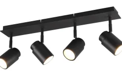 Badrumslampor Tak<Trio Lighting Angelo H2O Spotlight 4-delad GU10 mattsvart IP44