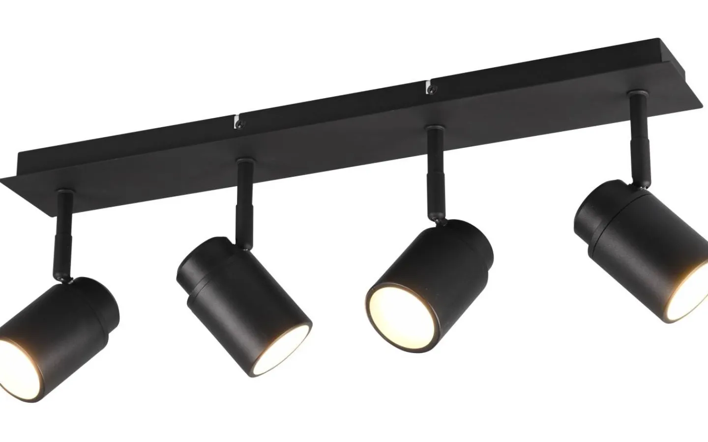 Badrumslampor Tak<Trio Lighting Angelo H2O Spotlight 4-delad GU10 mattsvart IP44