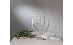 Visa Alla Adventsljusstakar|Adventsljusstakar 31-60 Cm<Star Trading Anno Adventsljusstake 59cm Grå