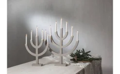 Visa Alla Adventsljusstakar|Adventsljusstakar 31-60 Cm<Star Trading Anno Adventsljusstake 59cm Grå