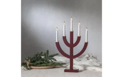 Anno Adventsljusstake 59cm Röd