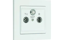 Antennuttag för TV/Radio/satellit Optima 75 Ohm